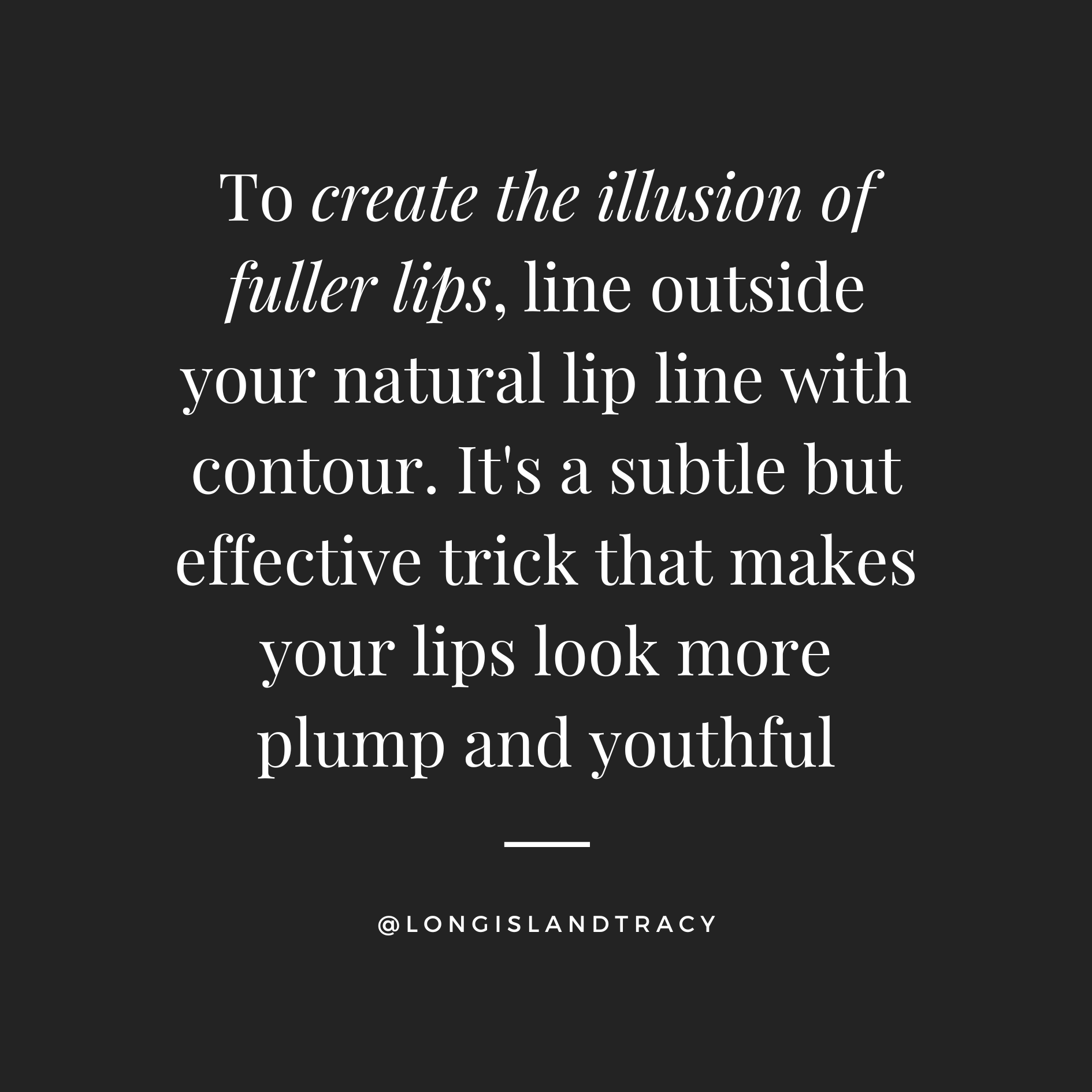 contour your lips - LongIslandTracy.com