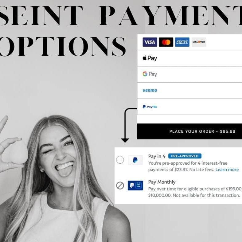 seint payment options Paypal